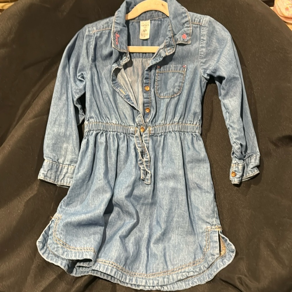 Little Girl Denim dress size 4/5